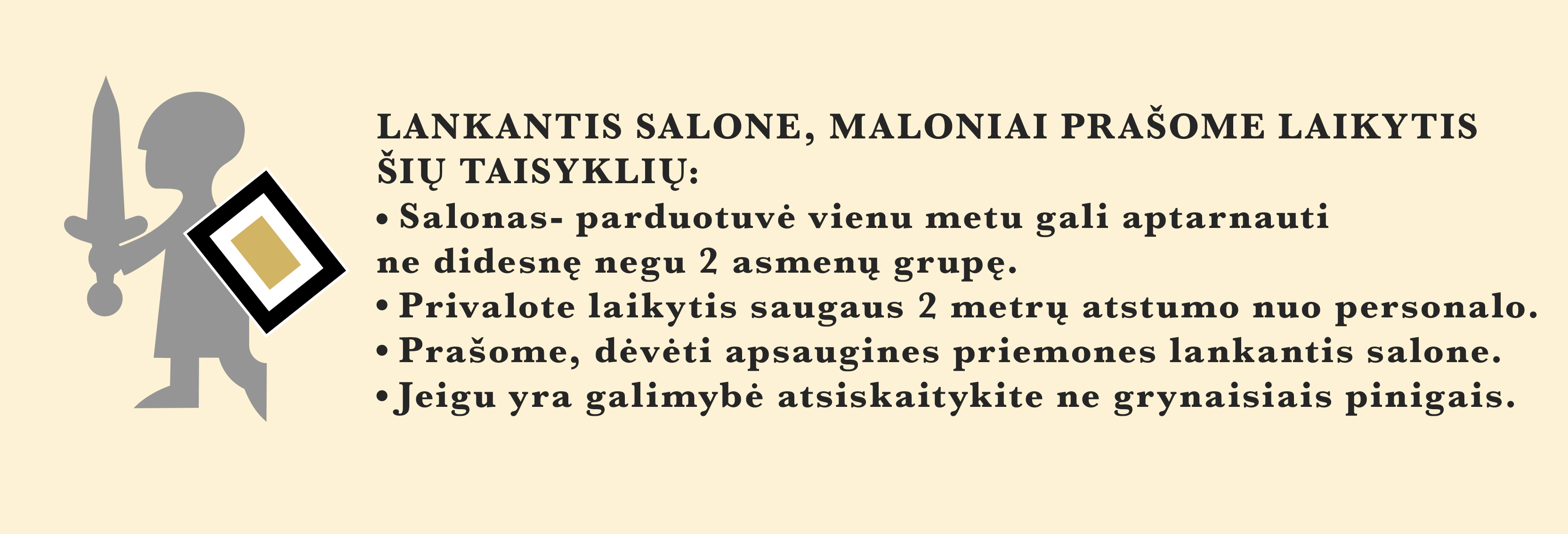 Salonas- parduotuvė vėl atveria duris